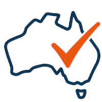 Flat icon of a calendar with orange tick and broken chain link – shows flexible month-by-month tradie admin support with no lock-in contracts, perfect for busy builders and carpenters.
